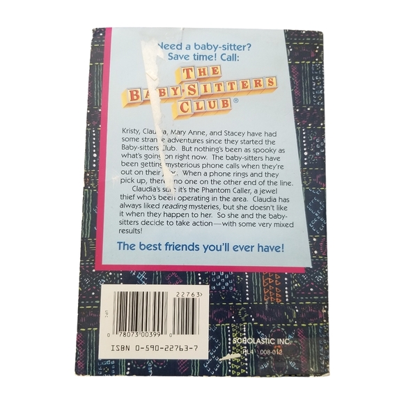 Vintage Babysitters Club Novel #2 - Picture 2 of 4